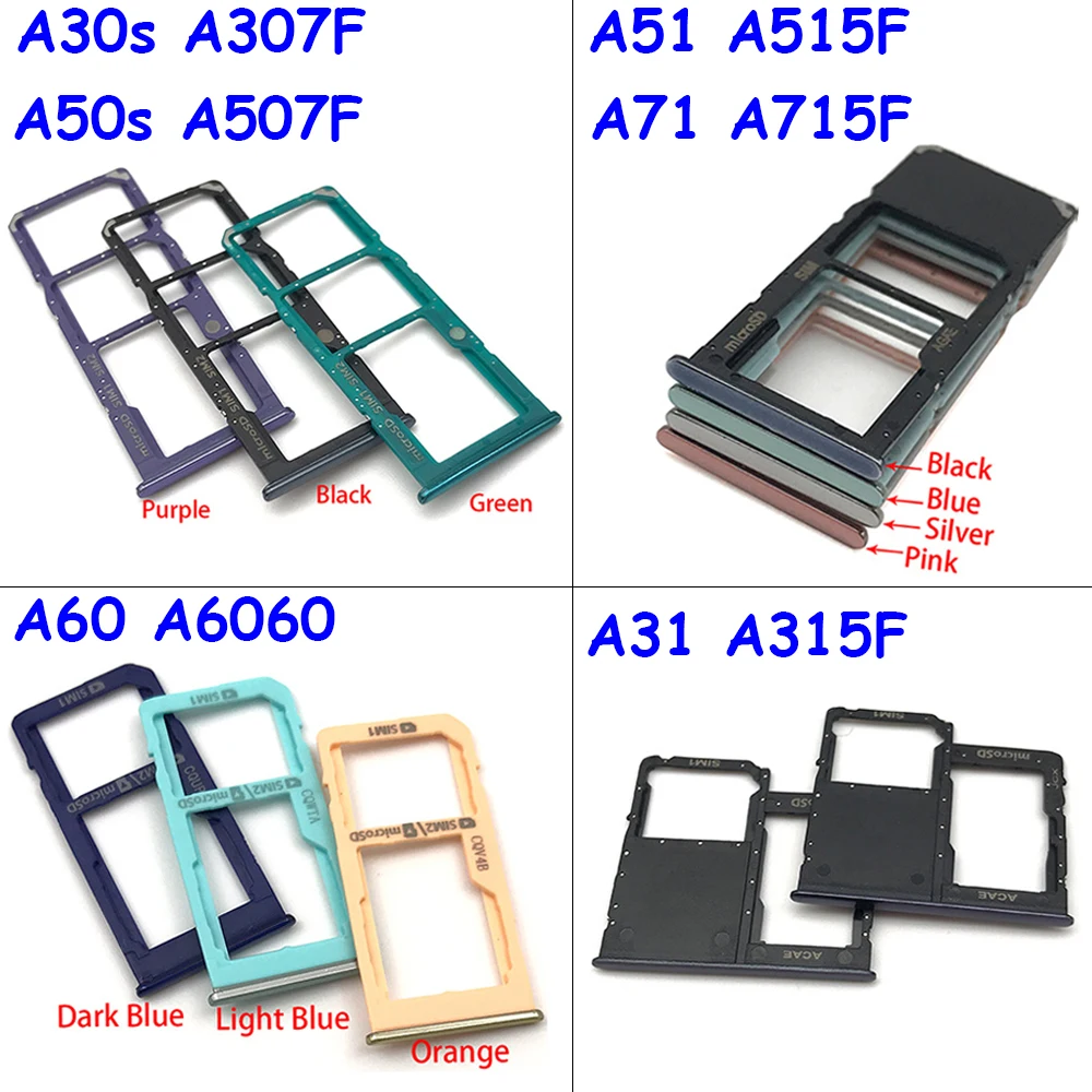 20 шт., новинка для Samsung A30S A50S A31 A51 A71 A60, лоток для SIM-карты, держатель слота, адаптер, аксессуары, детали
20 шт., новинка для Samsung A30S A50S A31 A51 A71 A60, лоток для SIM-карты, держатель слота, адаптер, аксессуары, детали