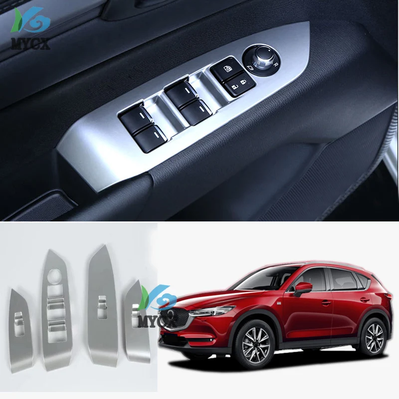 FIT For Mazda CX5 CX-5 CX 5 2017 2018 2019 Window Switch Panel Adjust Cover Trim Stickers Strips Garnish Decoration Car Styling
FIT For Mazda CX5 CX-5 CX 5 2017 2018 2019 Window Switch Panel Adjust Cover Trim Stickers Strips Garnish Decoration Car Styling