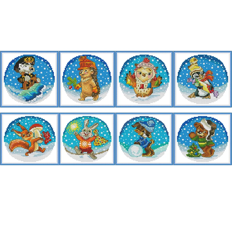 Small Animal series Paintings Aida Canvas Cross-stitch 11CT 14CT Handwork Beginner Embroidery Sets Wholesale Needlework
Small Animal series Paintings Aida Canvas Cross-stitch 11CT 14CT Handwork Beginner Embroidery Sets Wholesale Needlework
