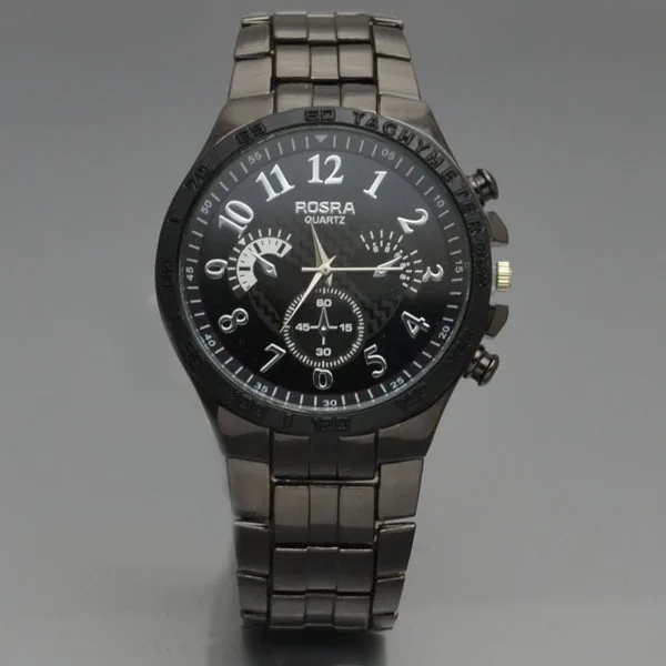 ROSRA Fashion Brand Watches Men Sports Watches Black Stainless Steel Analog Quartz Wristwatches Man Watch mannen horloge
ROSRA Fashion Brand Watches Men Sports Watches Black Stainless Steel Analog Quartz Wristwatches Man Watch mannen horloge