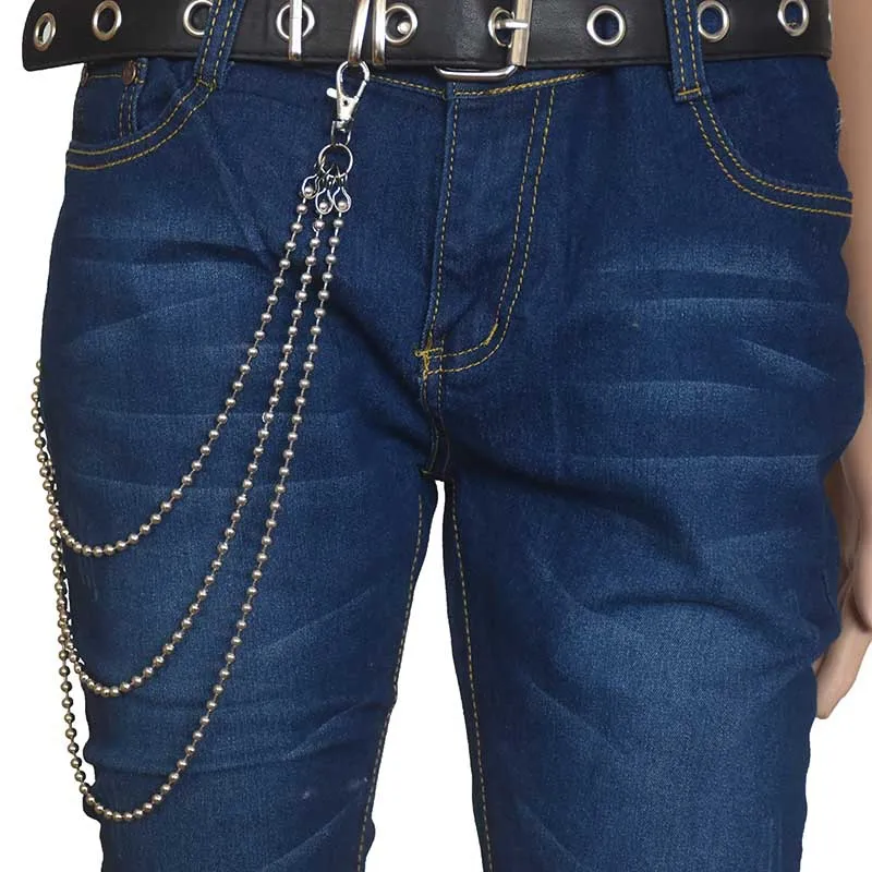Metal pants chain Belt Men Women punk hip hop Rock waist chain wild nightclub accessories Gift Belts Chain 8006
Metal pants chain Belt Men Women punk hip hop Rock waist chain wild nightclub accessories Gift Belts Chain 8006