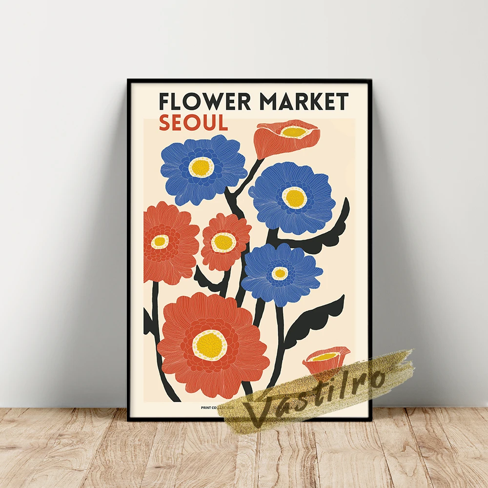 Seoul Flower Market Print Poster Retro Simple Art Prints Canvas Painting Flower Shop Wall Picture Gift Nordic Modern Home Decor
Seoul Flower Market Print Poster Retro Simple Art Prints Canvas Painting Flower Shop Wall Picture Gift Nordic Modern Home Decor