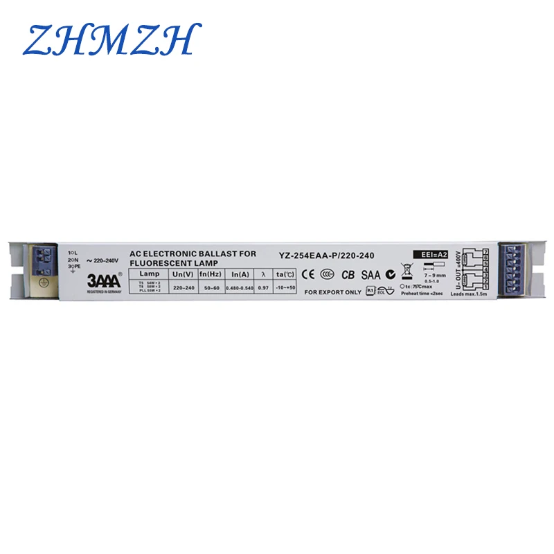 ZHMZH 3AAA YZ-254EAA 220-240 в 2*54 Вт T5 электронные балласты для лампы для аквариума T5 HO флуоресцентная лампа в виде трубки 58 Вт * 2 T8 выпрямитель
ZHMZH 3AAA YZ-254EAA 220-240 в 2*54 Вт T5 электронные балласты для лампы для аквариума T5 HO флуоресцентная лампа в виде трубки 58 Вт * 2 T8 выпрямитель