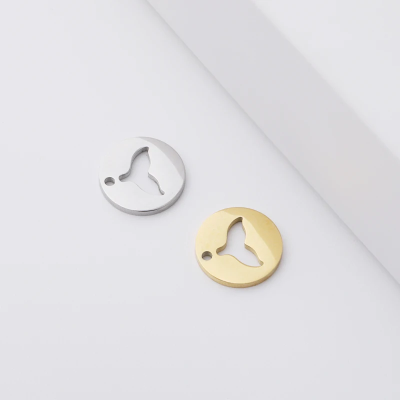 Fnixtar 20Pcs Round Mermaid Tail Charms Mirror Polish Stainless Steel Charms For DIY Making Necklace Earring Bracelets Jewelry
Fnixtar 20Pcs Round Mermaid Tail Charms Mirror Polish Stainless Steel Charms For DIY Making Necklace Earring Bracelets Jewelry