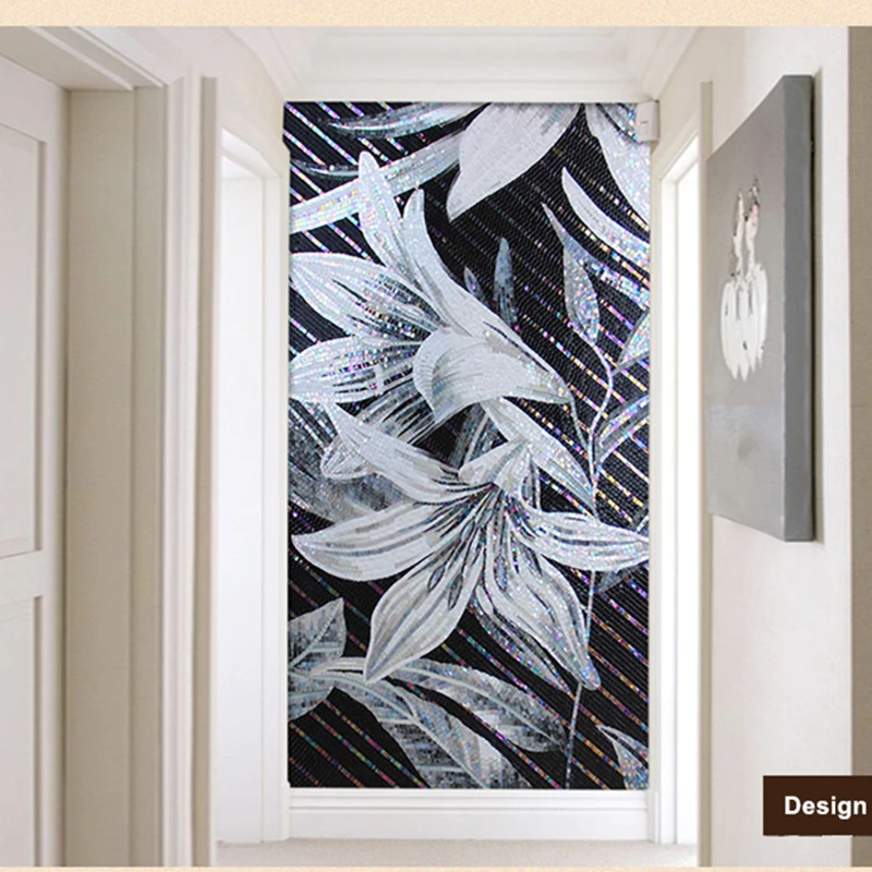 Italy Style Black White Lily Flower Mural Mosaic Wall tiles, luxury home decoration wall/floor/ceiling customized color/size
Italy Style Black White Lily Flower Mural Mosaic Wall tiles, luxury home decoration wall/floor/ceiling customized color/size