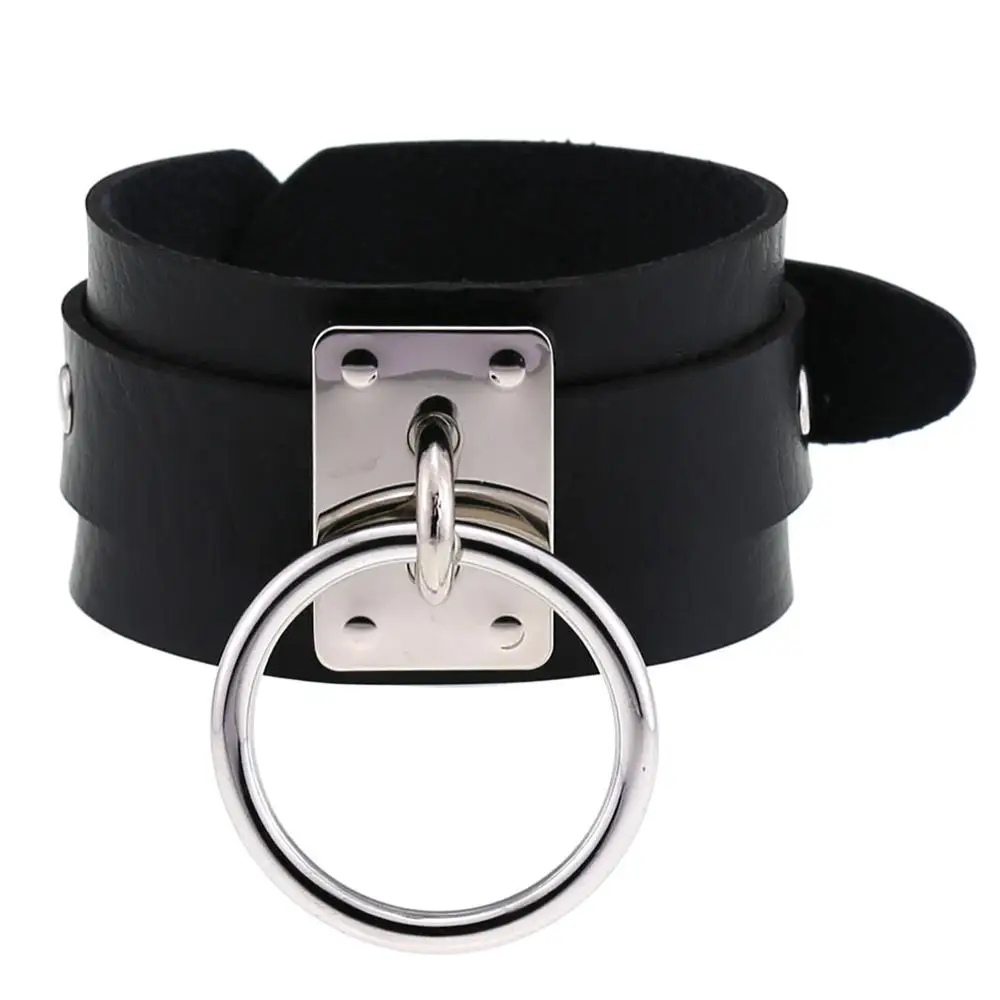 KMVEXO 2020 New Fashion Sexy Harajuku Handmade Gothic Punk Leather Bracelets Women Men Metal O-Round Bangle Party Jewelry
KMVEXO 2020 New Fashion Sexy Harajuku Handmade Gothic Punk Leather Bracelets Women Men Metal O-Round Bangle Party Jewelry