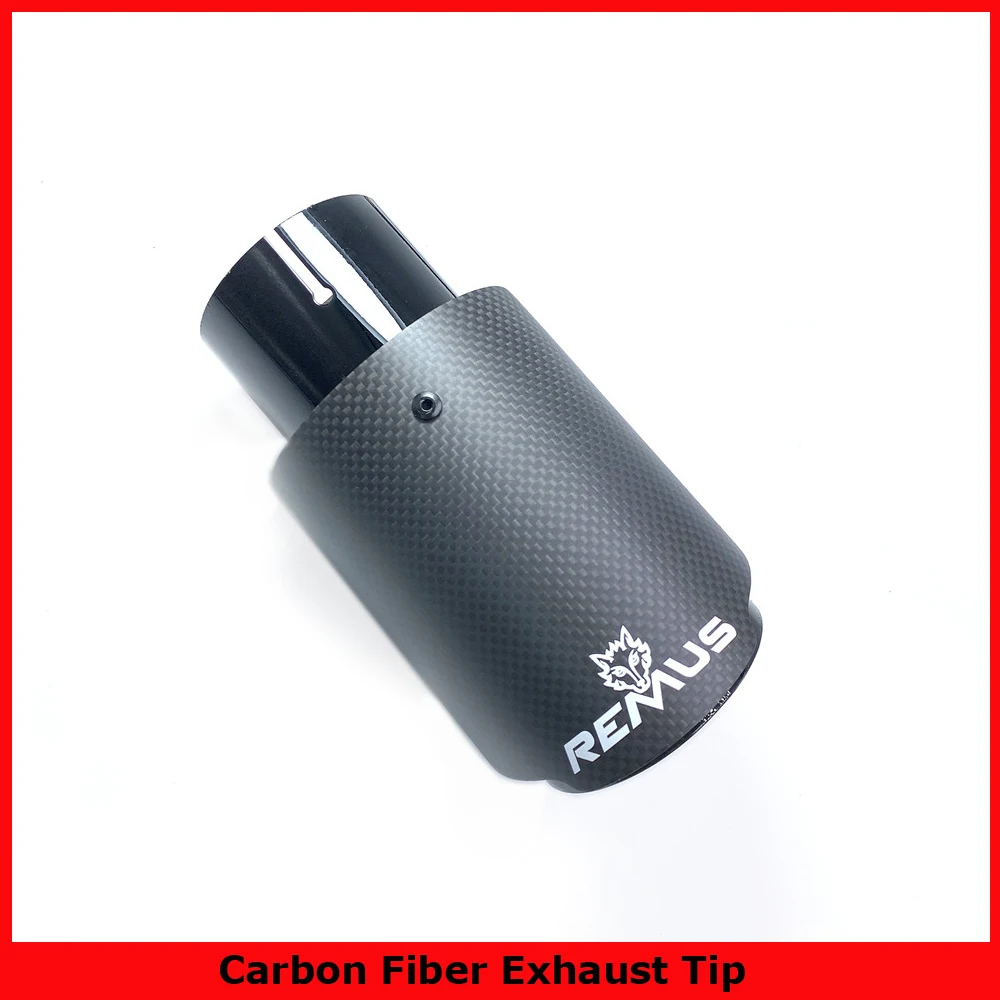 Free Shipping Car Universal Modiflcation Stainless Steel Single Exhaust Pipe Full Carbon Matt Black Cover Muffler Tip For Remus
Free Shipping Car Universal Modiflcation Stainless Steel Single Exhaust Pipe Full Carbon Matt Black Cover Muffler Tip For Remus