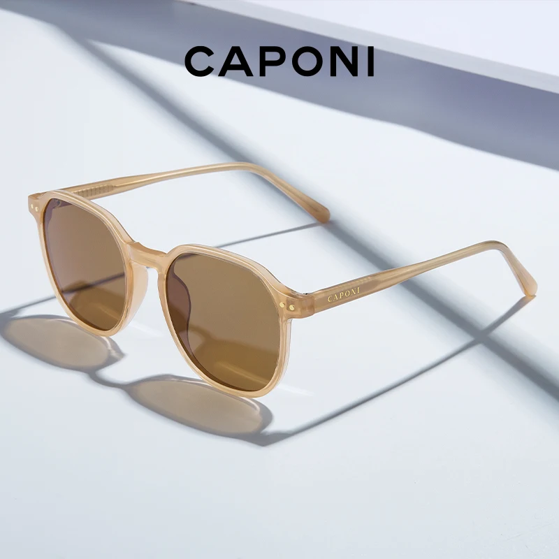 Женские солнцезащитные очки CAPONI, винтажные декоративные поляризационные квадратные очки, модные дизайнерские солнцезащитные очки для девочек, защита от ультрафиолета CP1961
Женские солнцезащитные очки CAPONI, винтажные декоративные поляризационные квадратные очки, модные дизайнерские солнцезащитные очки для девочек, защита от ультрафиолета CP1961