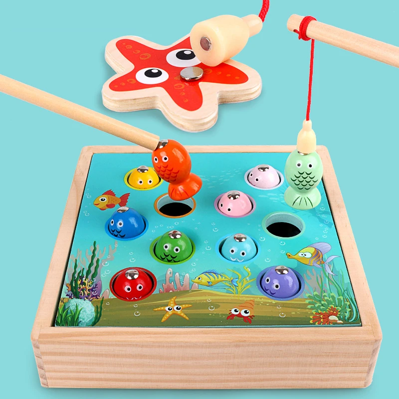 Kids Early Education Props Wooden Magnetic Games 3D Fishing Toy Game Baby Kids Educational Toys Children Birthday Christmas Gift
Kids Early Education Props Wooden Magnetic Games 3D Fishing Toy Game Baby Kids Educational Toys Children Birthday Christmas Gift