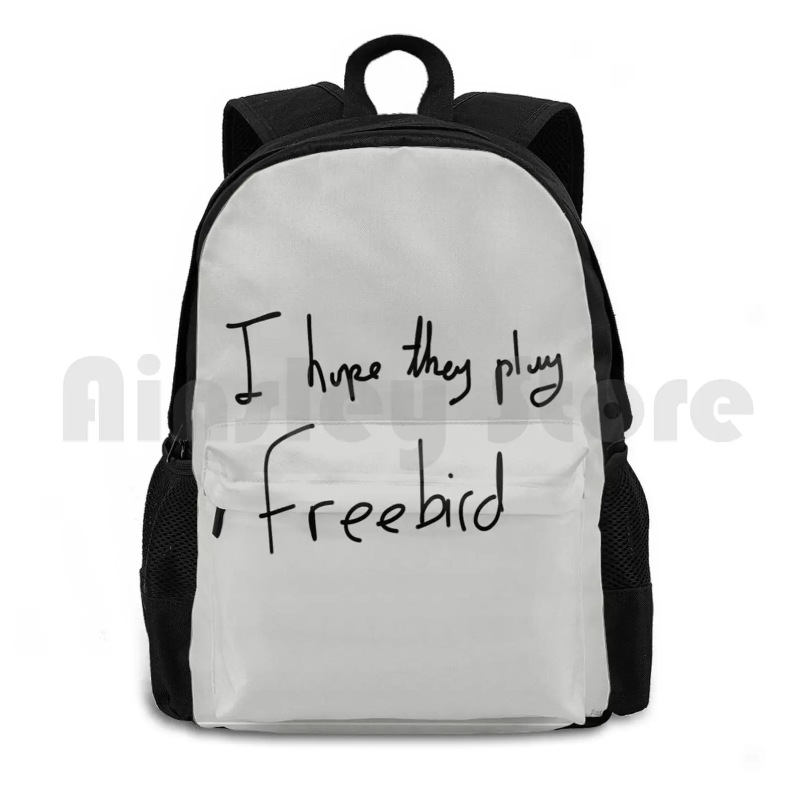 I Hope They Play Freebird-Black Outdoor Hiking Backpack Waterproof Camping Travel Freebird Band Music Roll Classic 70s
I Hope They Play Freebird-Black Outdoor Hiking Backpack Waterproof Camping Travel Freebird Band Music Roll Classic 70s