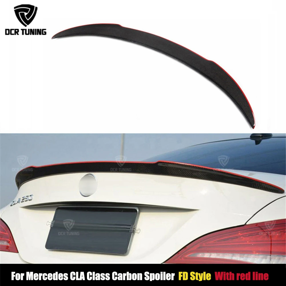 For Mercedes CLA W117 C117 CLA 200 250 260 A45 W117 Carbon Fiber Rear Trunk Spoiler Wing Lid FD Style With Red Line 2013 - up
For Mercedes CLA W117 C117 CLA 200 250 260 A45 W117 Carbon Fiber Rear Trunk Spoiler Wing Lid FD Style With Red Line 2013 - up