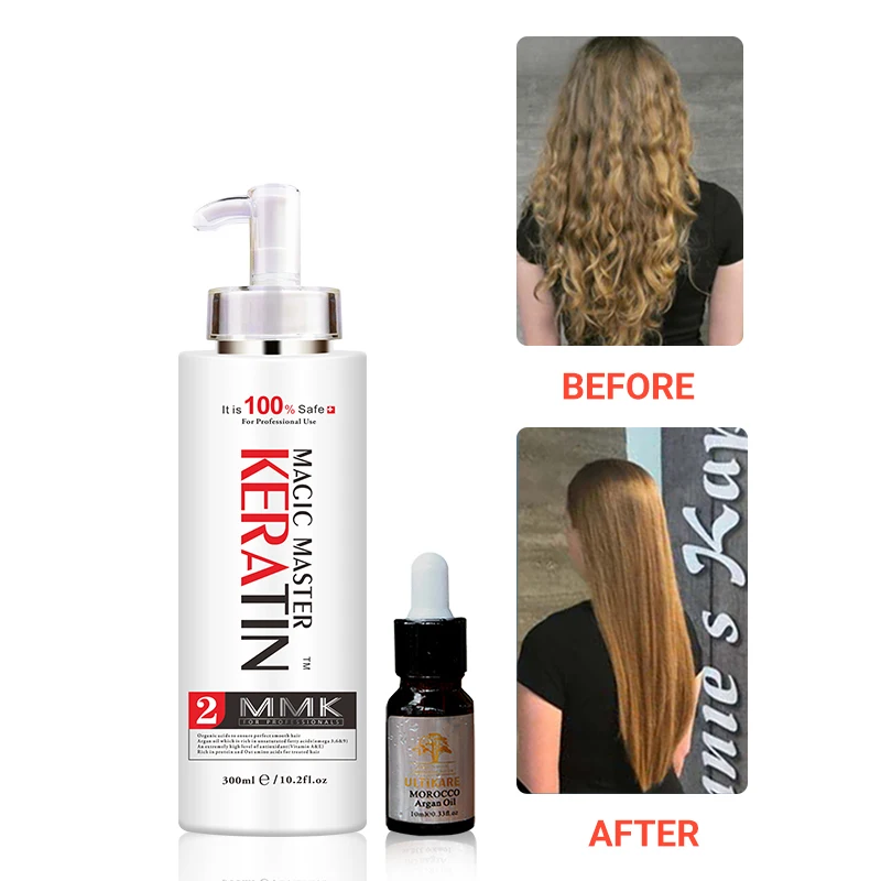 Keratin Without Formaldehyde Coconut Smelling +10ml Argan Oil Straighten Smooth Strong Cruly Hair 300ML
Keratin Without Formaldehyde Coconut Smelling +10ml Argan Oil Straighten Smooth Strong Cruly Hair 300ML
