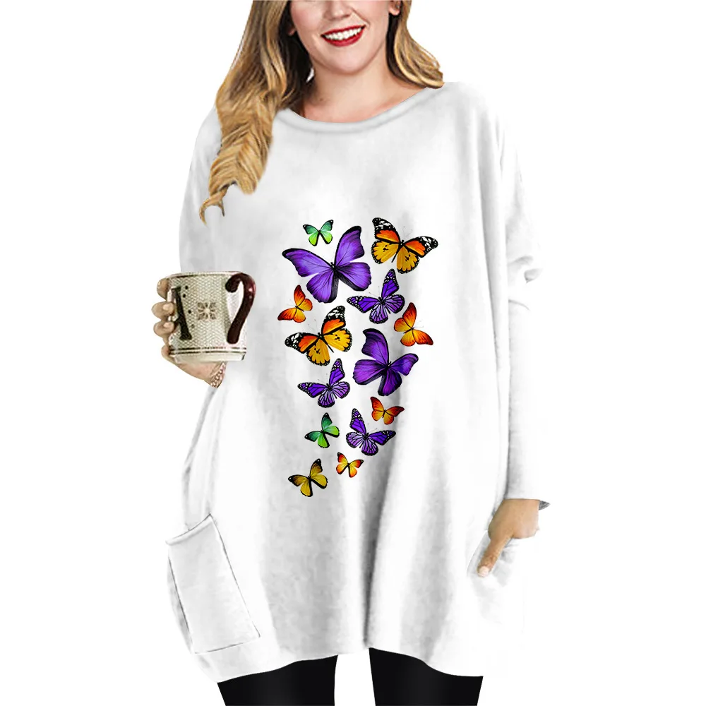 SOJINM Autumn Women Dress Loose Print Mini Dresses Casual Round Neck Long Sleeve Dresses Beach Dresses
SOJINM Autumn Women Dress Loose Print Mini Dresses Casual Round Neck Long Sleeve Dresses Beach Dresses
