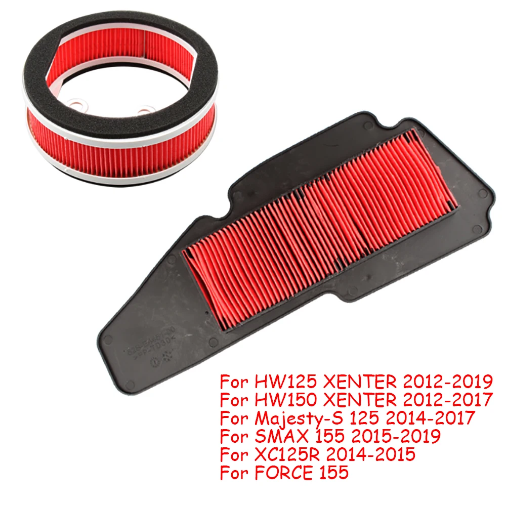 Motorcycle Air Intake Filter Cleaner Motorbike Air Filter For Yamaha SMAX155 FORCE155 Majesty-S 125 XC125R HW125 HW150 XENTER
Motorcycle Air Intake Filter Cleaner Motorbike Air Filter For Yamaha SMAX155 FORCE155 Majesty-S 125 XC125R HW125 HW150 XENTER