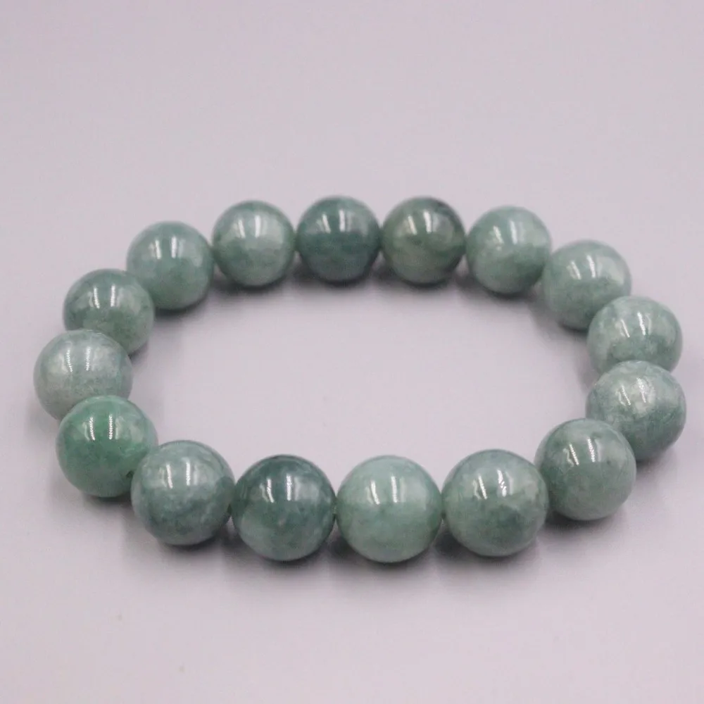 Genuine Natural Green A Jadeite 13mm Oil-Green Bead Bracelet Length from 5" to 9.8" For Lady
Genuine Natural Green A Jadeite 13mm Oil-Green Bead Bracelet Length from 5" to 9.8" For Lady