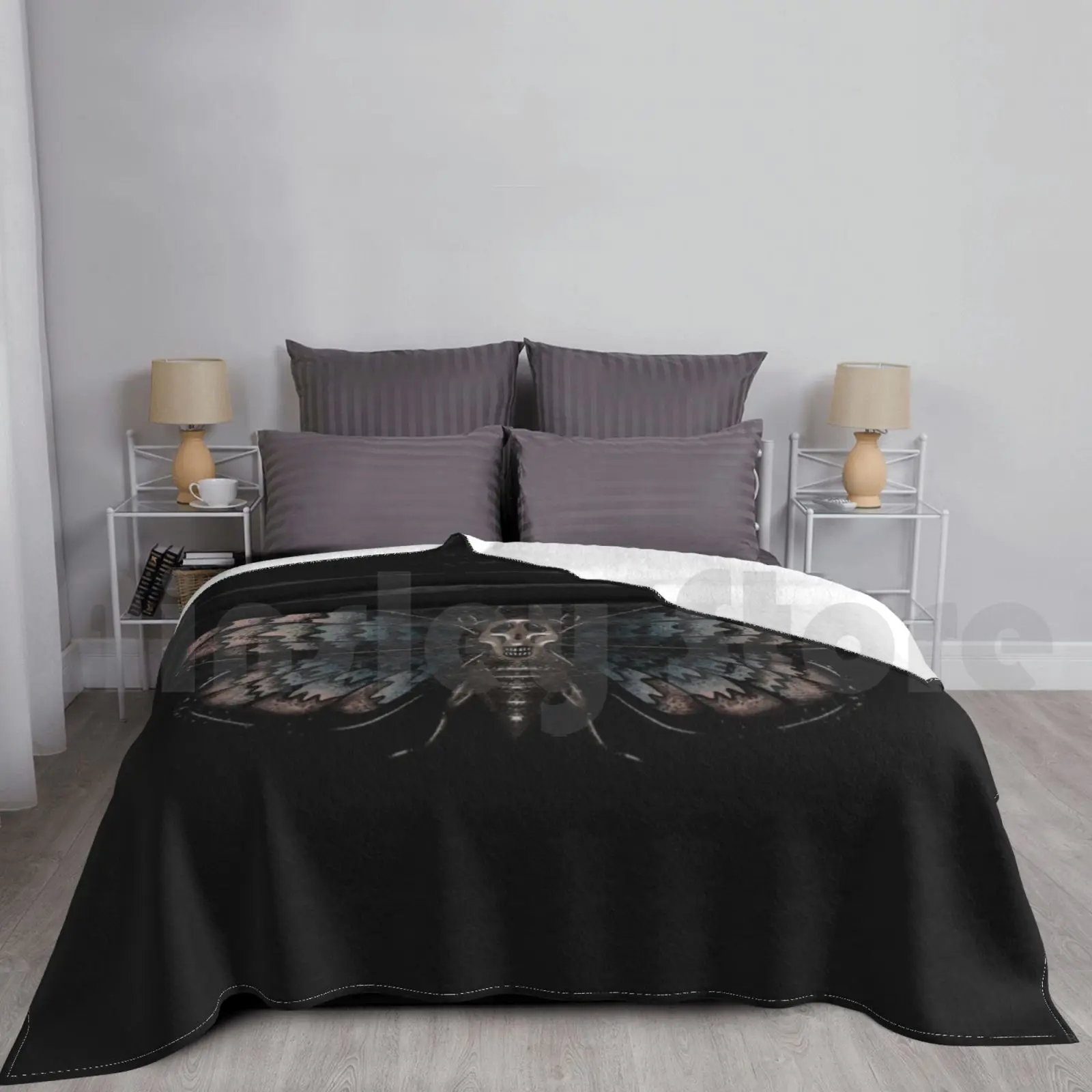 Death’s Head Moth Blanket Fashion Custom Moth Death Moth Death Head Moth Creepy Spooky Witch
Death’s Head Moth Blanket Fashion Custom Moth Death Moth Death Head Moth Creepy Spooky Witch