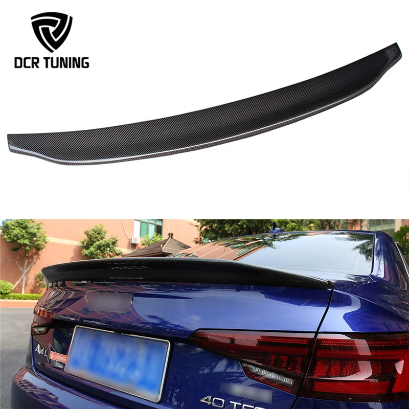 For Audi A4 B9 Spoiler 2016 - UP Carbon Spoiler Rear Trunk Spoiler Carbon Fiber for A4 carbon spoiler wings car styling
For Audi A4 B9 Spoiler 2016 - UP Carbon Spoiler Rear Trunk Spoiler Carbon Fiber for A4 carbon spoiler wings car styling