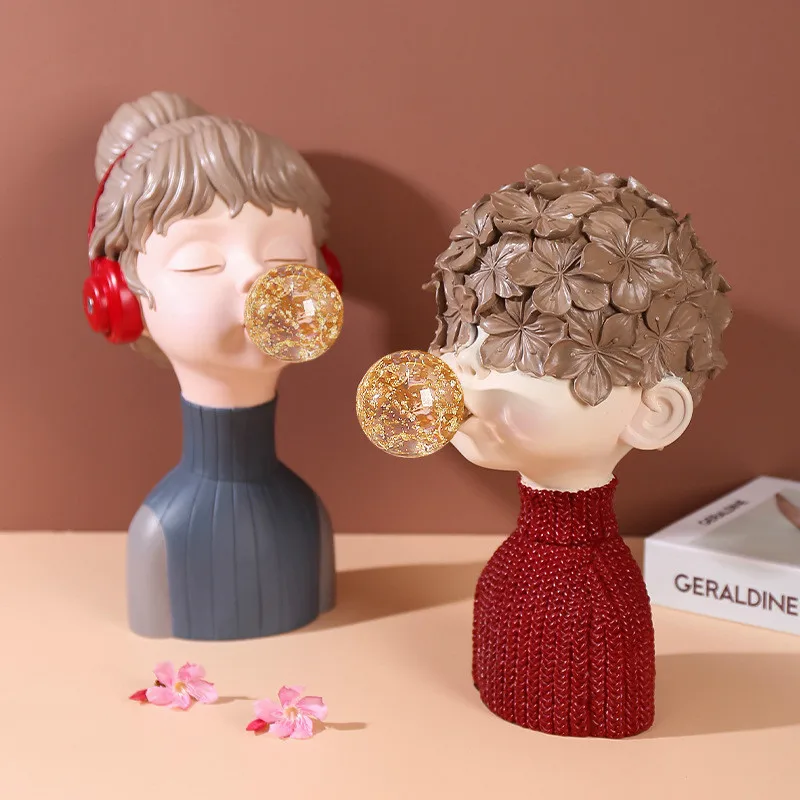 Luxury Modern Decoration Home Accessories Creative Living Room Resin Cute Bubble Girl Figurines for Home Decor Christmas Gift
Luxury Modern Decoration Home Accessories Creative Living Room Resin Cute Bubble Girl Figurines for Home Decor Christmas Gift