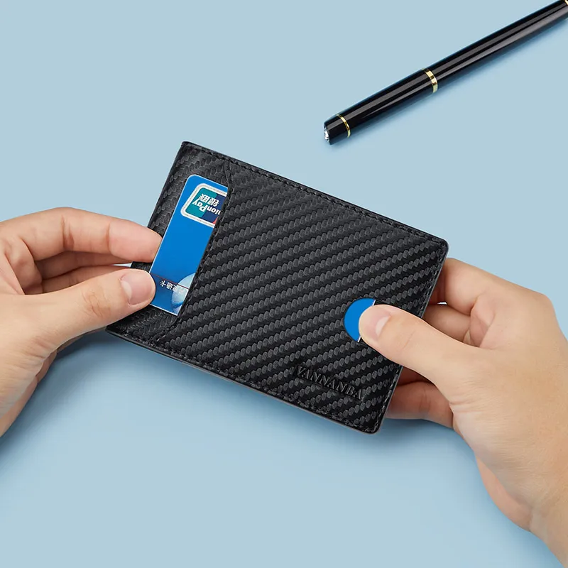 RFID wallet men's microfiber double foldable cash wallet high-end fashion multifunctional large-capacity bank card document bag 
RFID wallet men's microfiber double foldable cash wallet high-end fashion multifunctional large-capacity bank card document bag