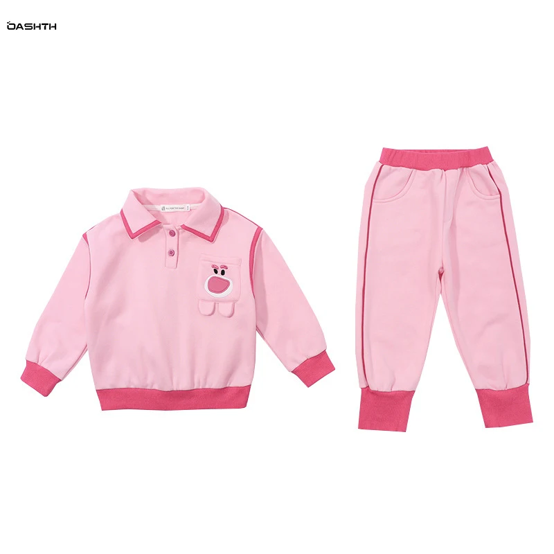 OASHTH Girls' sets spring and autumn new children's clothing baby girl cartoon casual sweater two-piece suit
OASHTH Girls' sets spring and autumn new children's clothing baby girl cartoon casual sweater two-piece suit