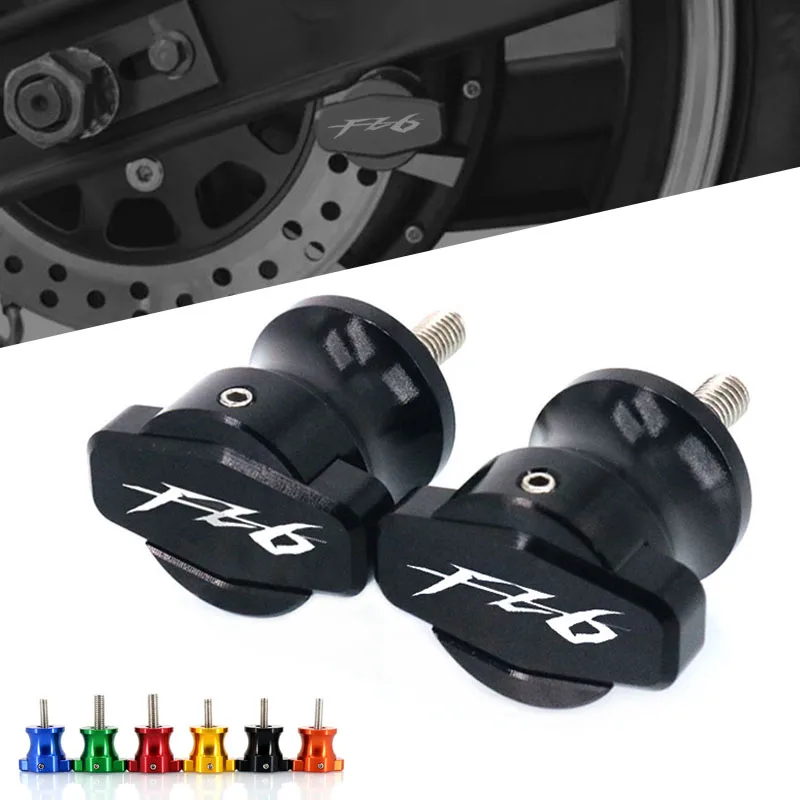 Для YAMAHA FZ6 FAZER FZ6S 2004-2015 2014 2013 2012 2011 мотоциклетные подставки для рамы с ЧПУ M6 слайдеры винты Swingarm Катушки слайдер 
Для YAMAHA FZ6 FAZER FZ6S 2004-2015 2014 2013 2012 2011 мотоциклетные подставки для рамы с ЧПУ M6 слайдеры винты Swingarm Катушки слайдер