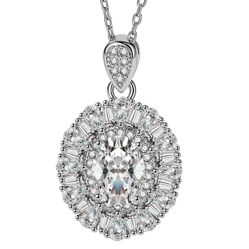 Solid 925 Sterling Silver Pendants Necklaces For Women Elegant Fashion Wedding Anniversary Fine Jewelry Romantic Gifts
Solid 925 Sterling Silver Pendants Necklaces For Women Elegant Fashion Wedding Anniversary Fine Jewelry Romantic Gifts
