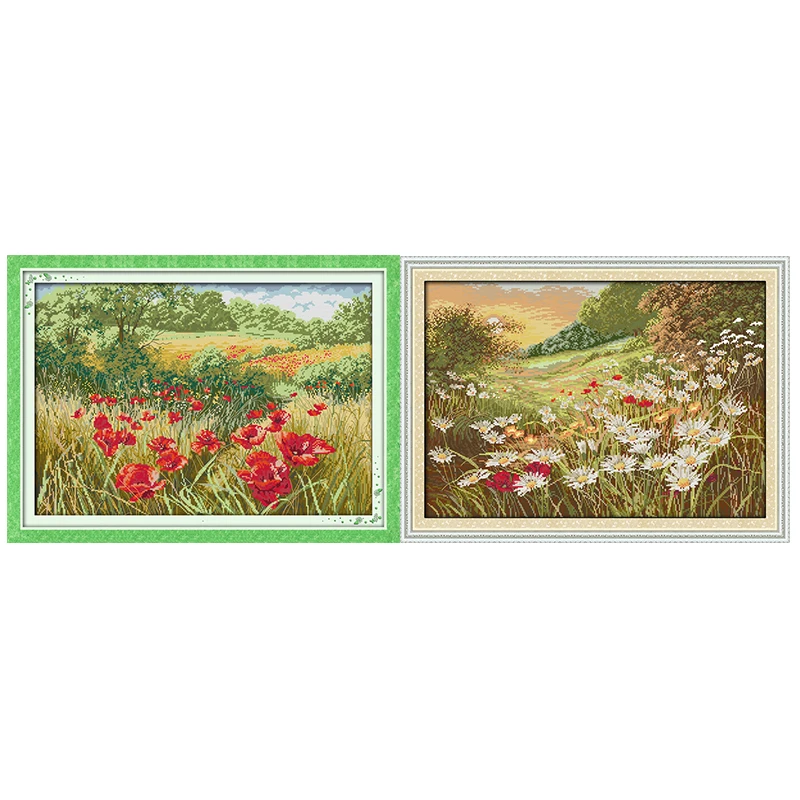 Joy Sunday Cross Stitch Kit Beautiful Flowers Patterns 14CT 11CT Printed Cross Stitch Canvas Handmade Embroidery Needlework Sets
Joy Sunday Cross Stitch Kit Beautiful Flowers Patterns 14CT 11CT Printed Cross Stitch Canvas Handmade Embroidery Needlework Sets