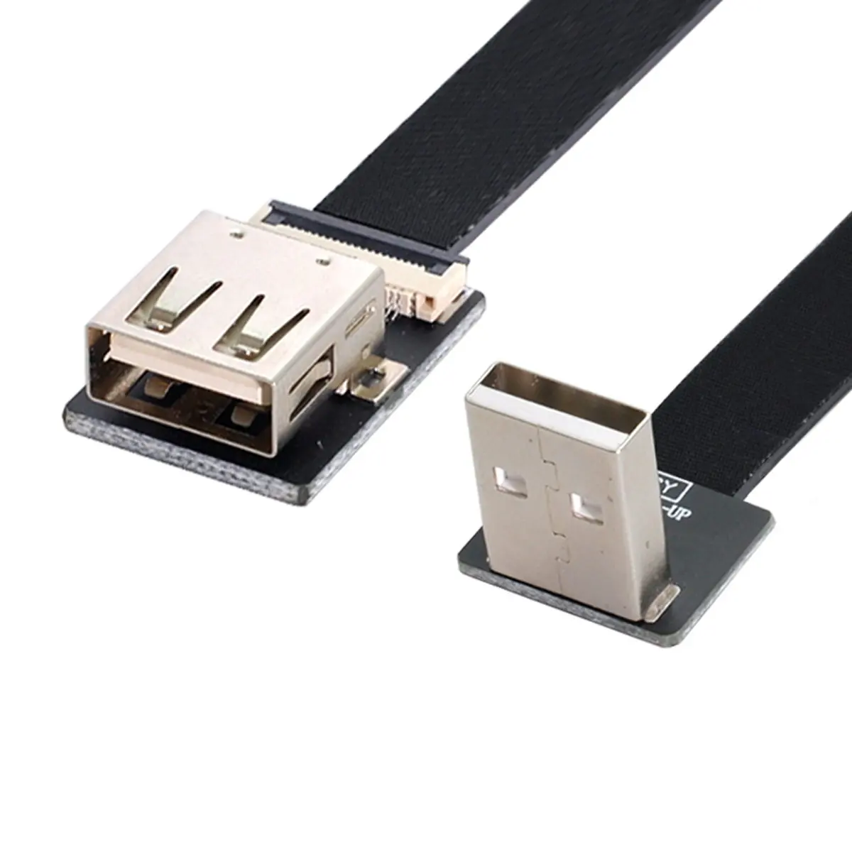 90 Degree Angle USB extension cable USB 2.0 Male to Female Extension Data Flat Slim FPC Cable for FPV & Disk & Scanner & Printer
90 Degree Angle USB extension cable USB 2.0 Male to Female Extension Data Flat Slim FPC Cable for FPV & Disk & Scanner & Printer