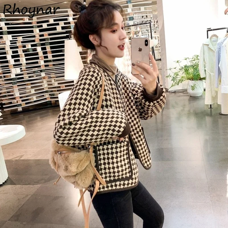 Blends Women Vintage Plaid Fashion New Ladies O-neck All-match Leisure Korean Style Elegant Streetwear Autumn Design Simple Chic
Blends Women Vintage Plaid Fashion New Ladies O-neck All-match Leisure Korean Style Elegant Streetwear Autumn Design Simple Chic