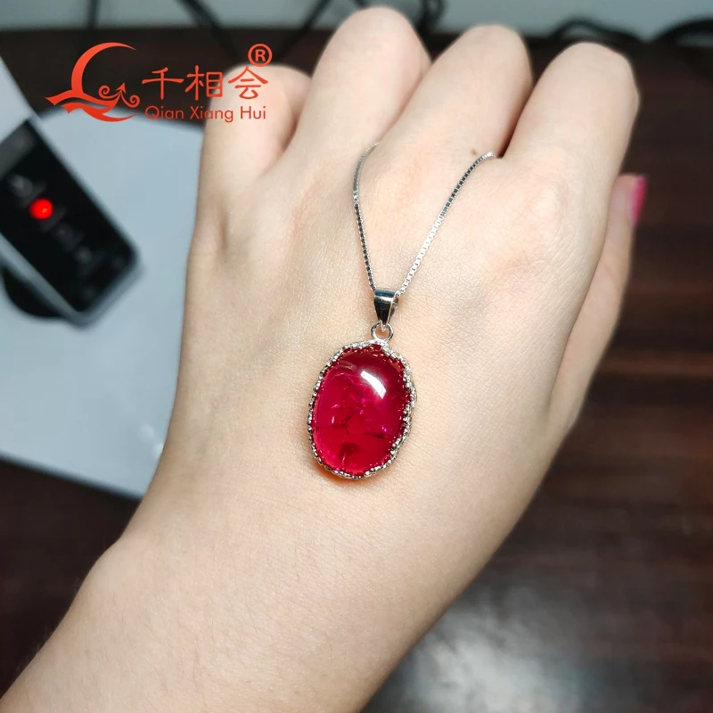 Серебро 925 пробы, мода 23ct 14*19 мм, овальная форма с включениями, искусственный красный рубин, главный камень, ювелирные изделия для ожерелья с кулоном
Серебро 925 пробы, мода 23ct 14*19 мм, овальная форма с включениями, искусственный красный рубин, главный камень, ювелирные изделия для ожерелья с кулоном