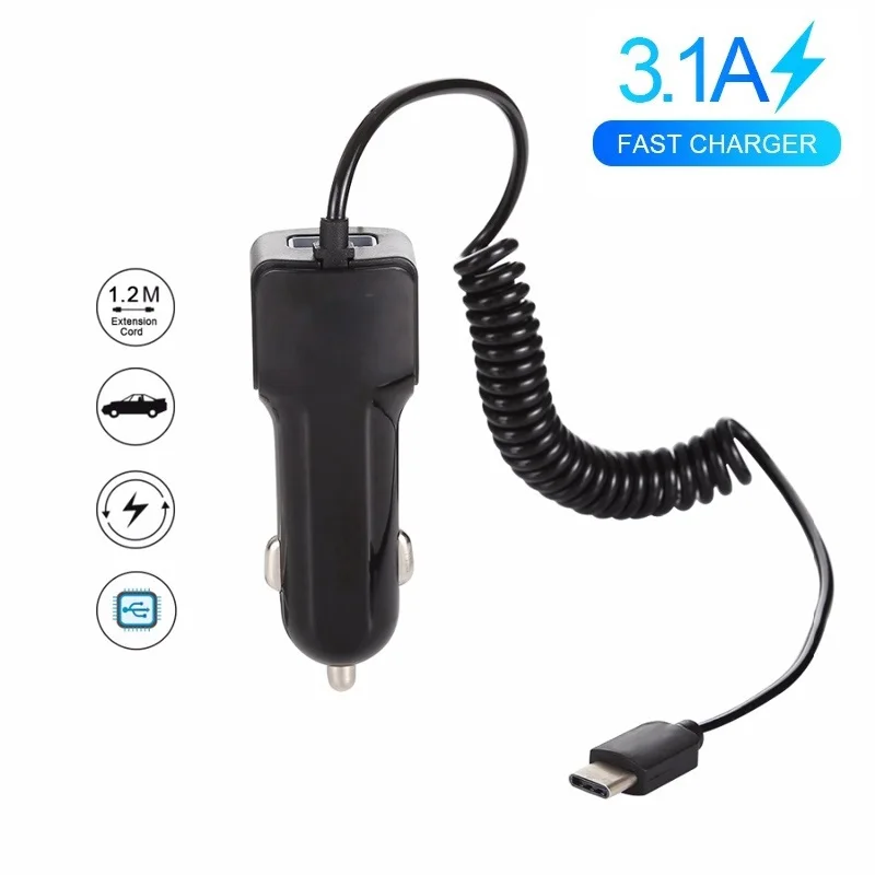 Type C Car Charger 5V 3.1A with Spring Cable Fast Charging For Ulefone Armor 8,Armor8 Pro
Type C Car Charger 5V 3.1A with Spring Cable Fast Charging For Ulefone Armor 8,Armor8 Pro