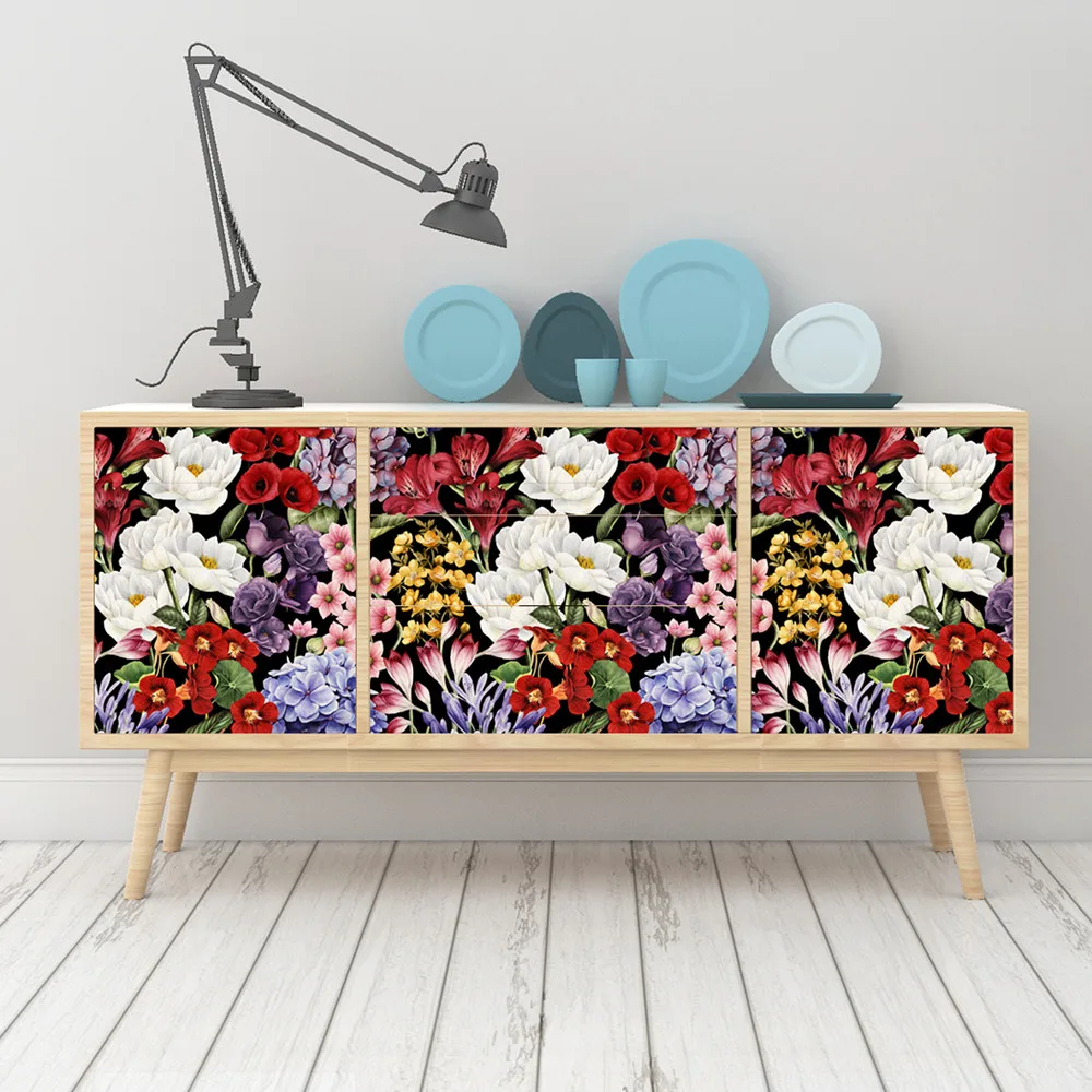 Self-adhesive Drawer Floral Wallpaper Rolls Bedroom Living Room Furniture Decoration PVC Vinyl Wall Paper Waterproof
Self-adhesive Drawer Floral Wallpaper Rolls Bedroom Living Room Furniture Decoration PVC Vinyl Wall Paper Waterproof