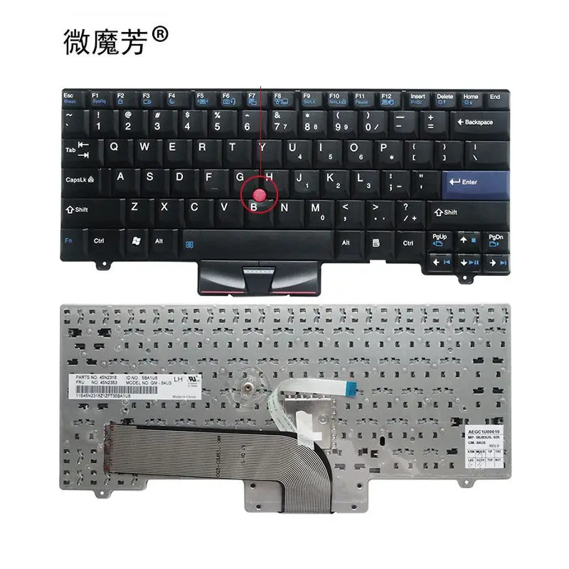 New Keyboard FOR LENOVO FOR Thinkpad SL410 L410 SL510 L420 L410 L510 L412 L512 L520 L421 SL410K SL510K US laptop keyboard
New Keyboard FOR LENOVO FOR Thinkpad SL410 L410 SL510 L420 L410 L510 L412 L512 L520 L421 SL410K SL510K US laptop keyboard