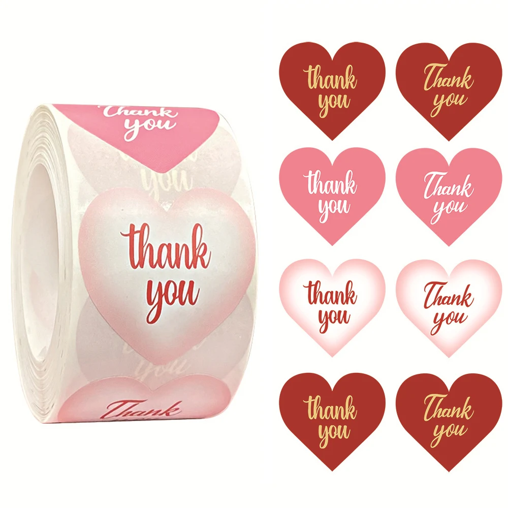500 Pcs Heart-Shaped Love Thank You Sticker Seal Labels for Gift Packaging Birthday Party Supplies Stationery Sticker Scrapbook
500 Pcs Heart-Shaped Love Thank You Sticker Seal Labels for Gift Packaging Birthday Party Supplies Stationery Sticker Scrapbook