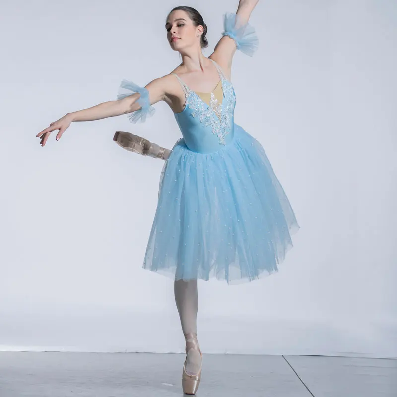 19332 Sky Blue Spandex Top Bodice Romantic Long Ballet Tutu Girls & Women Stage Performance Costumes Ballerina Dance Tutu
19332 Sky Blue Spandex Top Bodice Romantic Long Ballet Tutu Girls & Women Stage Performance Costumes Ballerina Dance Tutu
