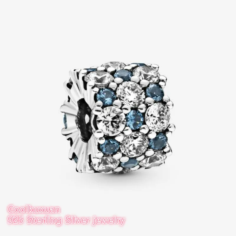 Winter 100% 925 Sterling Silver Blue and Clear Sparkling Charm beads Fits Original Pandora bracelets Jewelry Making
Winter 100% 925 Sterling Silver Blue and Clear Sparkling Charm beads Fits Original Pandora bracelets Jewelry Making