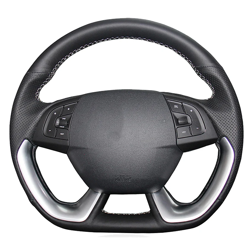Black Genuine Leather Hand-stitched Car Steering Wheel Cover For Citroen DS5 DS 5 DS5LS DS 5LS DS4S DS 4S DS6 DS 6
Black Genuine Leather Hand-stitched Car Steering Wheel Cover For Citroen DS5 DS 5 DS5LS DS 5LS DS4S DS 4S DS6 DS 6