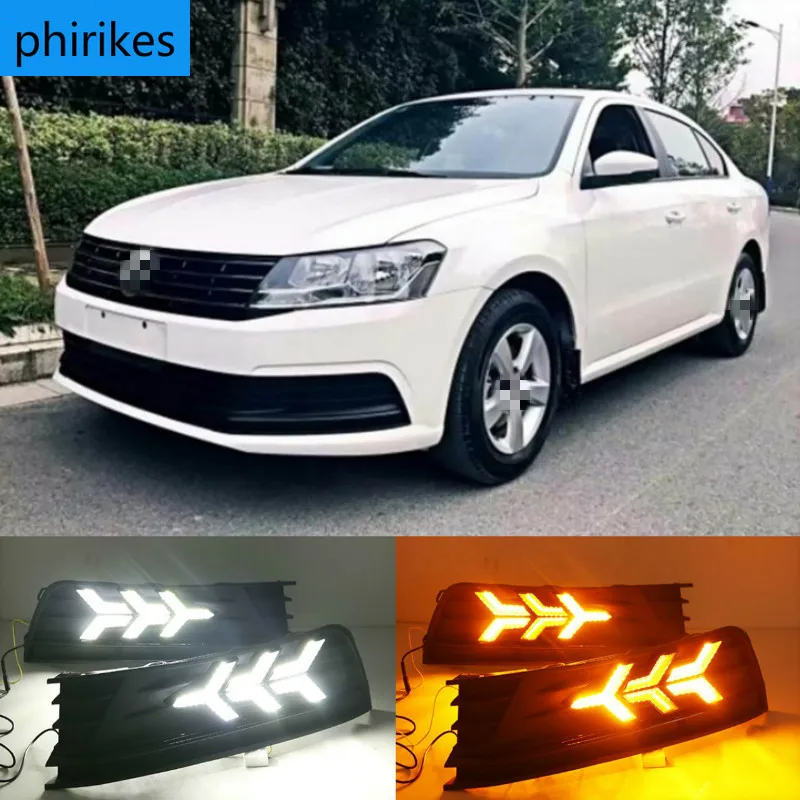 1 Pair LED DRL Daytime Running Light for Volkswagen VW Lavida 2015-2017 with Yellow Trun Signal Light Blue Night Lamp
1 Pair LED DRL Daytime Running Light for Volkswagen VW Lavida 2015-2017 with Yellow Trun Signal Light Blue Night Lamp