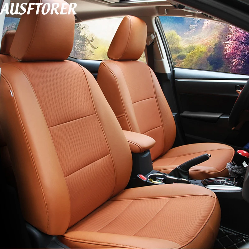 AUSFTORER PVC Leather Front & Rear Custom Fit Seat Covers for Toyota Corolla 2014-2017 Cover Seat Protector Accessories Complete
AUSFTORER PVC Leather Front & Rear Custom Fit Seat Covers for Toyota Corolla 2014-2017 Cover Seat Protector Accessories Complete