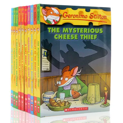 10 Books Geronimo Stilton 31-40 Humor Adventure Explore Brave Comic Fiction Parent Child Kids Story English Picture Book Age 5
10 Books Geronimo Stilton 31-40 Humor Adventure Explore Brave Comic Fiction Parent Child Kids Story English Picture Book Age 5