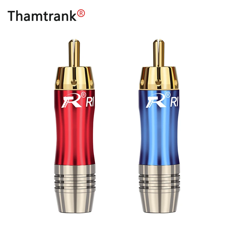 12pcs/lot RCA Connector Gold Plated RCA Male Plug Soldering Wire Connector High Quality Speaker Lotus Plug Jack 6Pairs Red+Blue
12pcs/lot RCA Connector Gold Plated RCA Male Plug Soldering Wire Connector High Quality Speaker Lotus Plug Jack 6Pairs Red+Blue