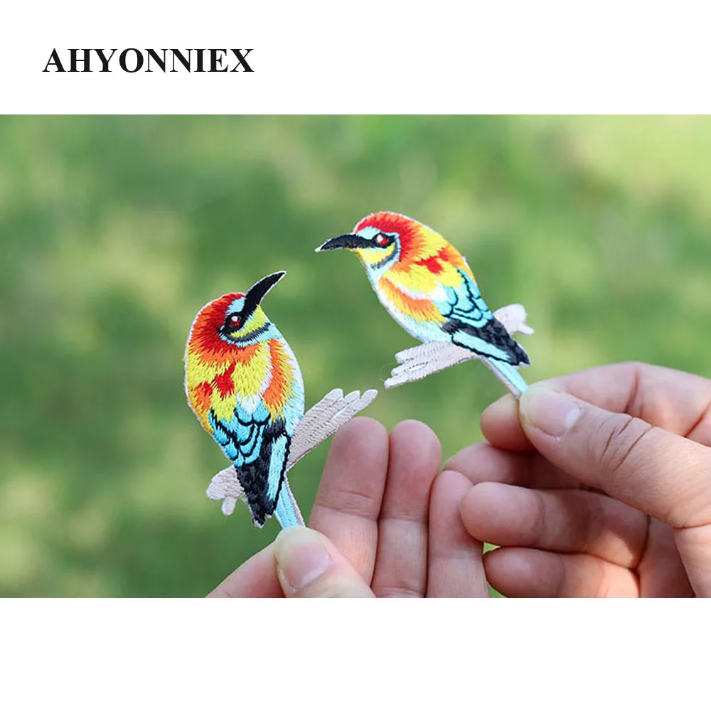 AHYONNIEX Shining Colorful Birds Embroidered Patches For Clothing On Clothes Iron On Patch Applique Cute Stickers For Clothes
AHYONNIEX Shining Colorful Birds Embroidered Patches For Clothing On Clothes Iron On Patch Applique Cute Stickers For Clothes