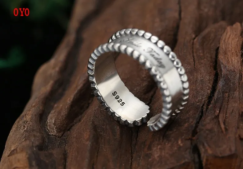 2021 new s925 sterling silver ladies jewelry Korean version of simple personality small fresh letters Thai silver ring
2021 new s925 sterling silver ladies jewelry Korean version of simple personality small fresh letters Thai silver ring