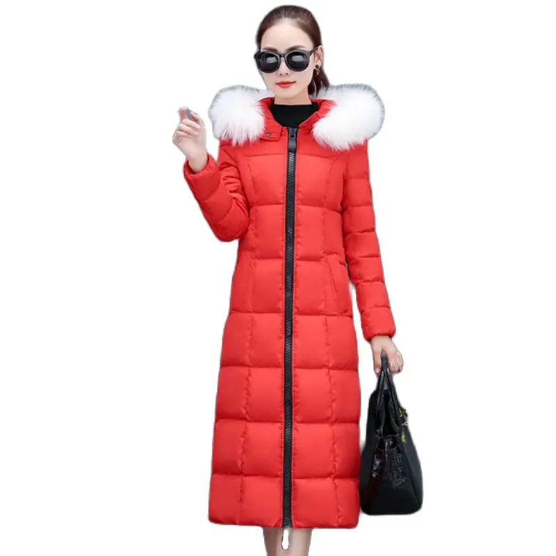 2023 Women Long Down Cotton jacket Winter Hooded Warm Thick Cotton Padded Coat Female Slim Solid Parkas Women's Jackets Coats C
2023 Women Long Down Cotton jacket Winter Hooded Warm Thick Cotton Padded Coat Female Slim Solid Parkas Women's Jackets Coats C