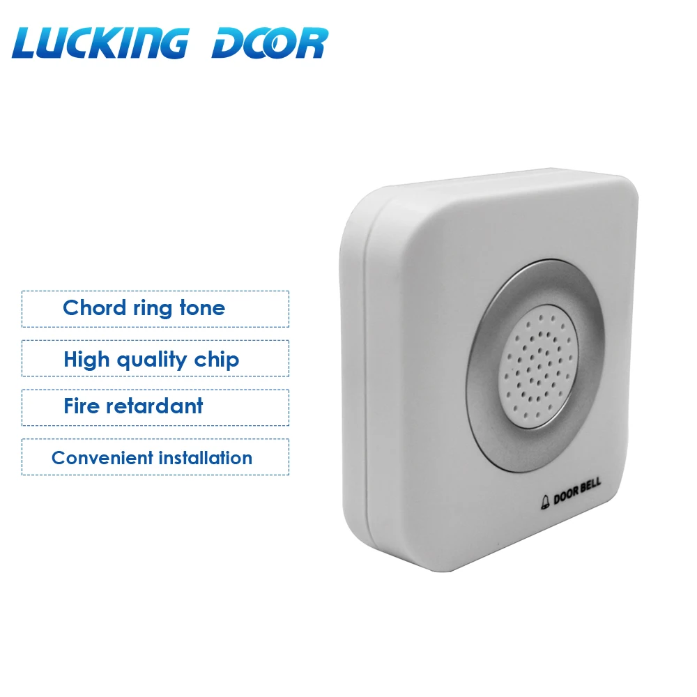 12V Wired Doorbell 4 Core Wire Access Control System Home Hotel External Door Bell
12V Wired Doorbell 4 Core Wire Access Control System Home Hotel External Door Bell