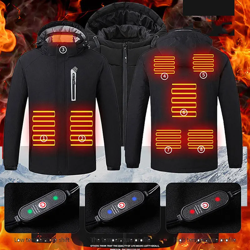 Men USB Heating Jacket Outdoor Skiing Mountaineering Hiking Smart Heated Water-resistant Windproof Windbreakers Quilted Parkas
Men USB Heating Jacket Outdoor Skiing Mountaineering Hiking Smart Heated Water-resistant Windproof Windbreakers Quilted Parkas