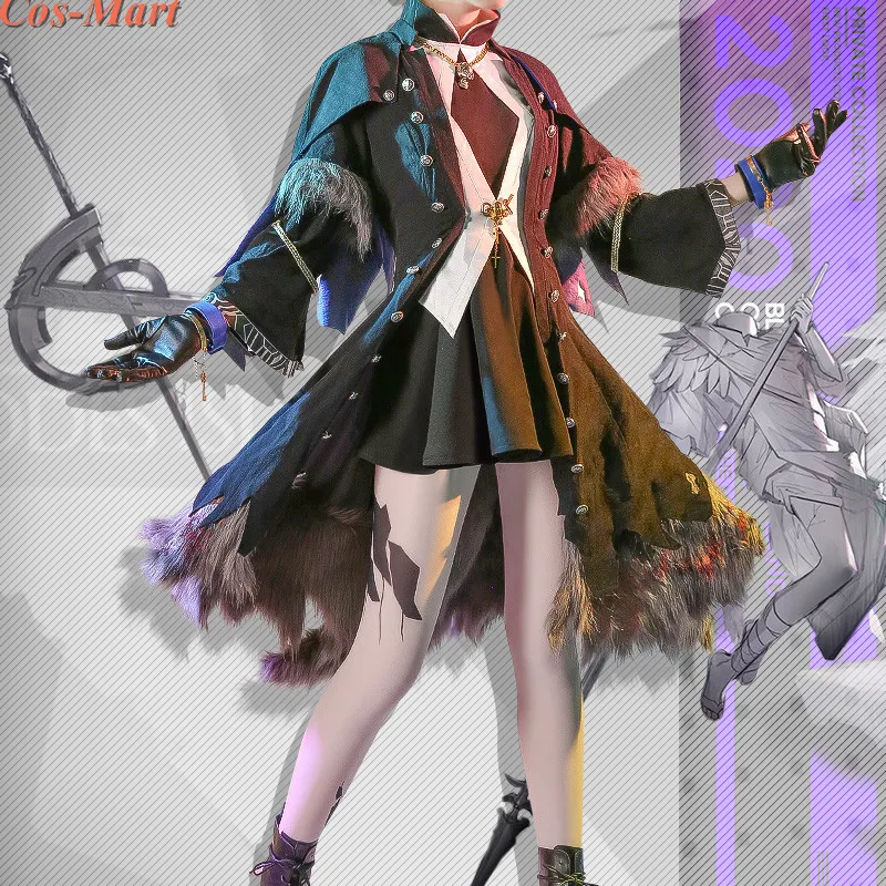 Cos-Mart Game Arknights Lappland Cosplay Costume RHODES ISLAND Fashion Combat Uniform Female Halloween Party Role Play Clothing
Cos-Mart Game Arknights Lappland Cosplay Costume RHODES ISLAND Fashion Combat Uniform Female Halloween Party Role Play Clothing