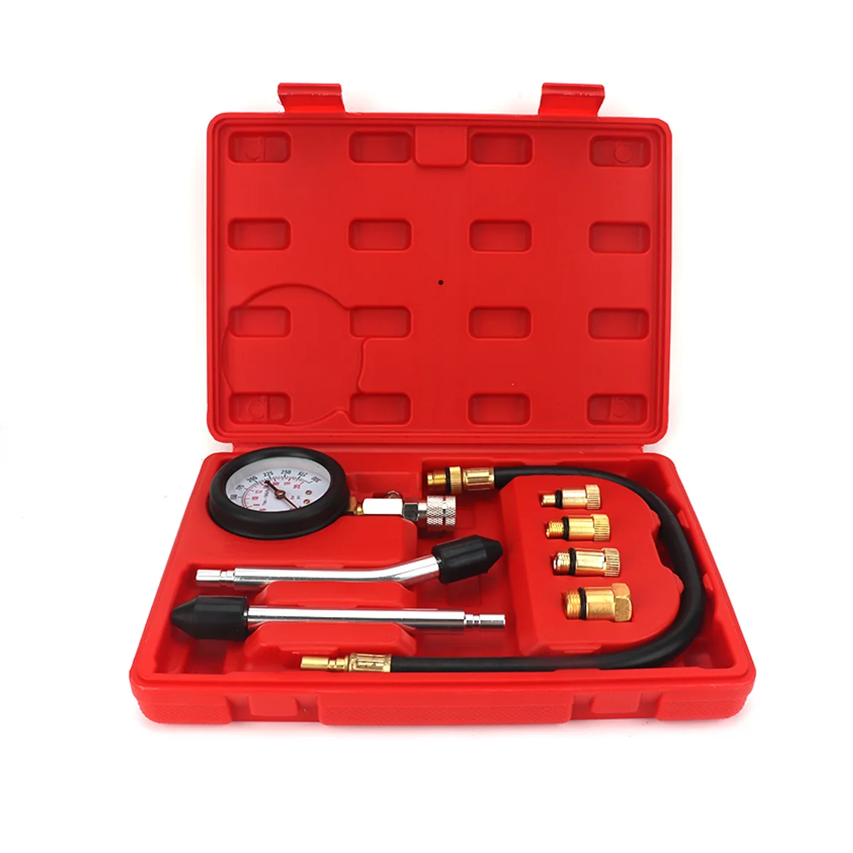 Dual-purpose Digital Display Cylinder Pressure Gauge Inspection Tool for Automobile and Motorcycle Cylinder Pressure Tester
Dual-purpose Digital Display Cylinder Pressure Gauge Inspection Tool for Automobile and Motorcycle Cylinder Pressure Tester