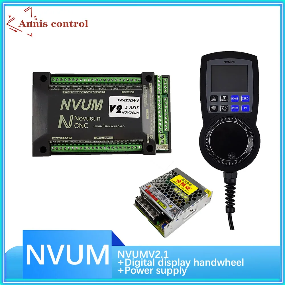 NVUM mach3 cnc controller 3/4/5/6 axis controller system cnc engraving machine kit 6 digital display electronic handwheel
NVUM mach3 cnc controller 3/4/5/6 axis controller system cnc engraving machine kit 6 digital display electronic handwheel