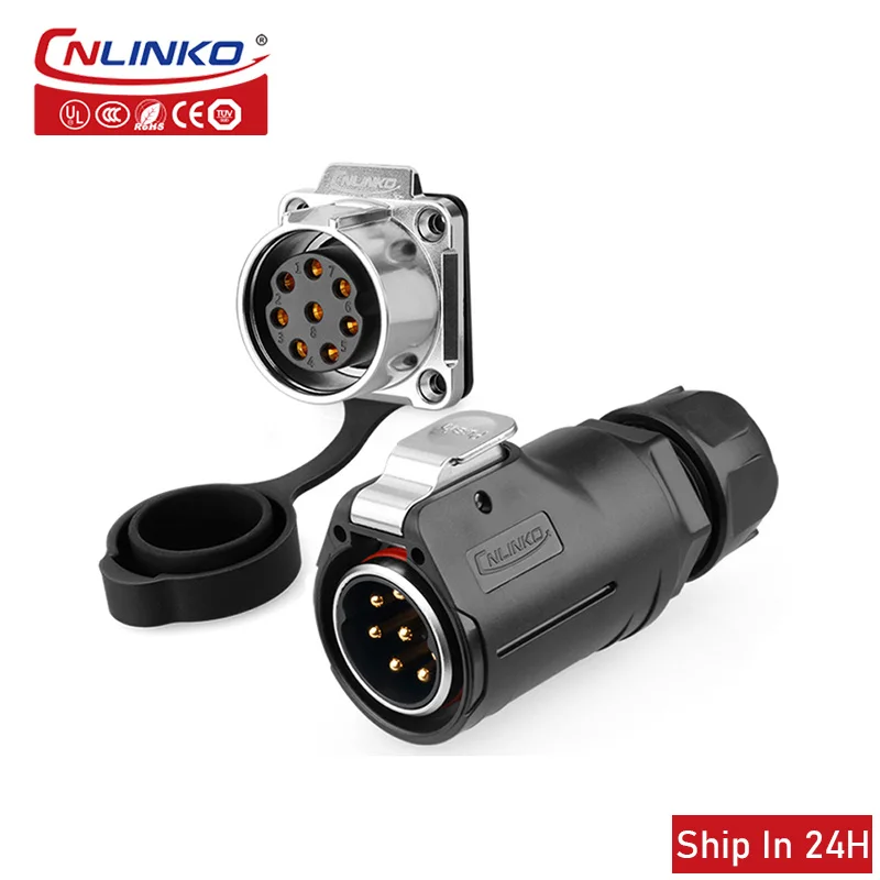 Cnlinko LP28 Waterproof Plastic Industrial Connector 8pin Waterproof Connector Needle Quick Push-Pull Outdoor Cable Waterproof
Cnlinko LP28 Waterproof Plastic Industrial Connector 8pin Waterproof Connector Needle Quick Push-Pull Outdoor Cable Waterproof